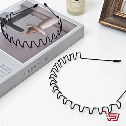 طوق شعر حديد مموج