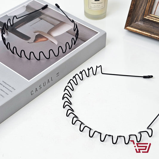 طوق شعر حديد مموج