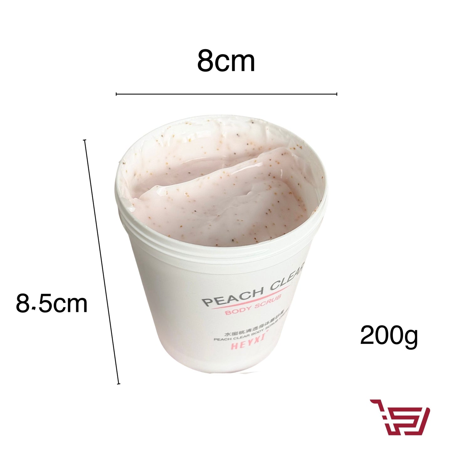 مقشر جسم برائحة  الخوخ