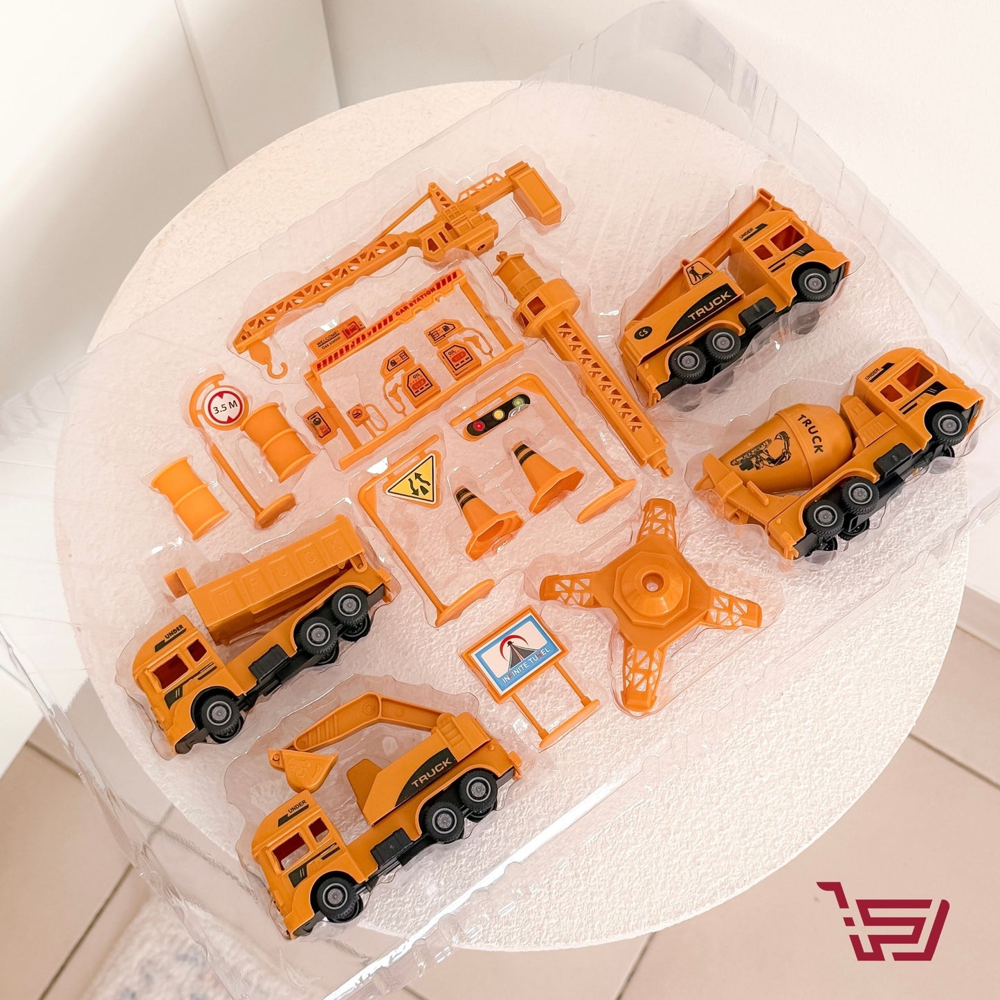 سيت سيارات بناء للاطفال truck super speed