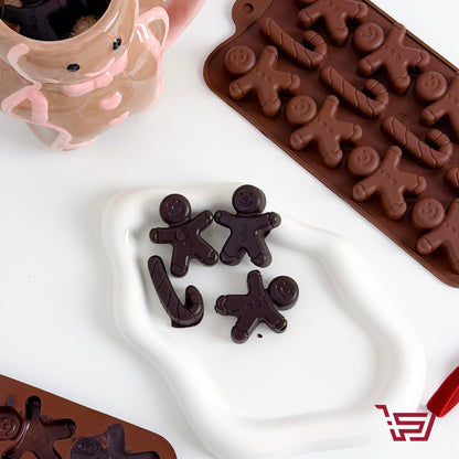 قالب سيليكون شوكولا الكريسماس