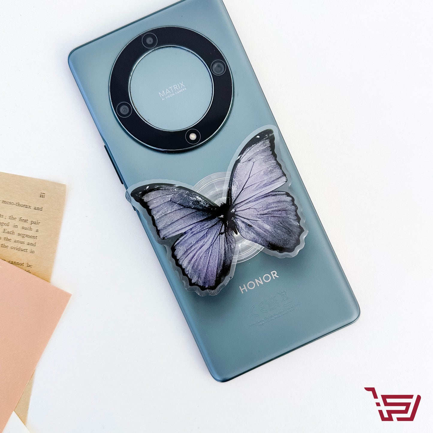 مسكة موبايل الفراشة