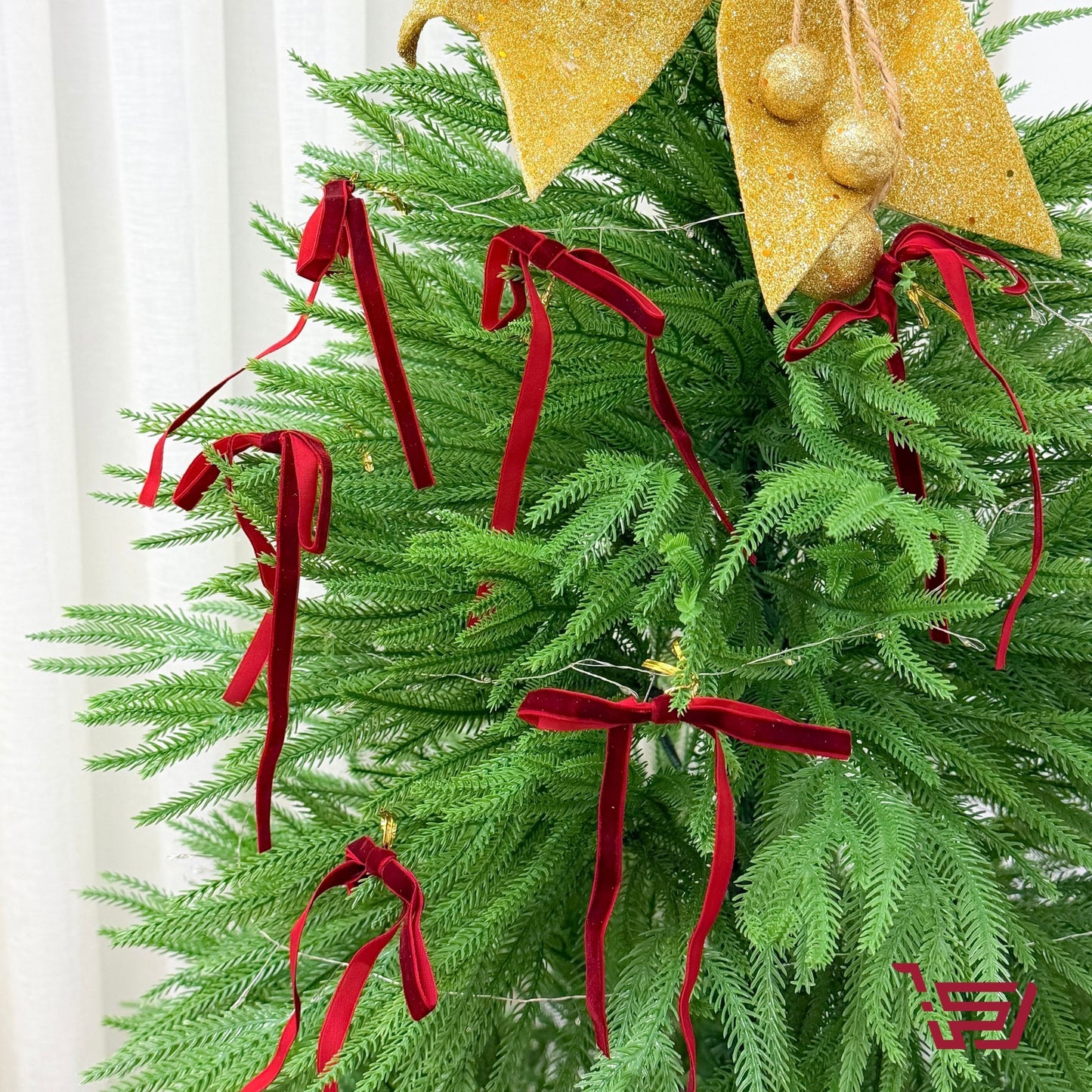 سيت فيونكة تزيين شجرة الكريسماس