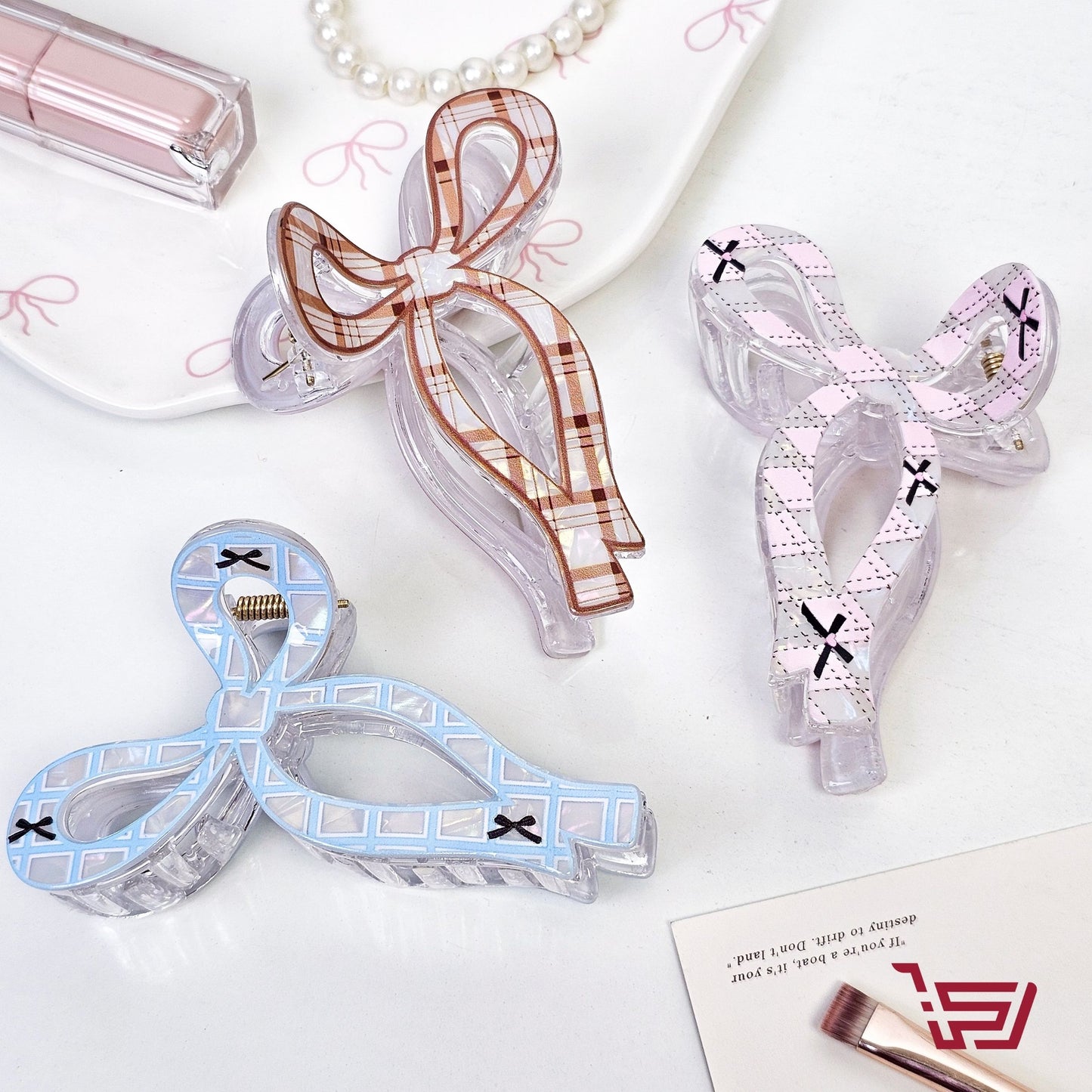 مشبك شعر الفيونكة كبير