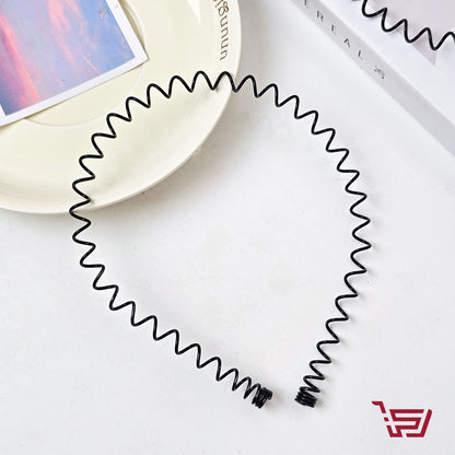 طوق شعر حديد مموج