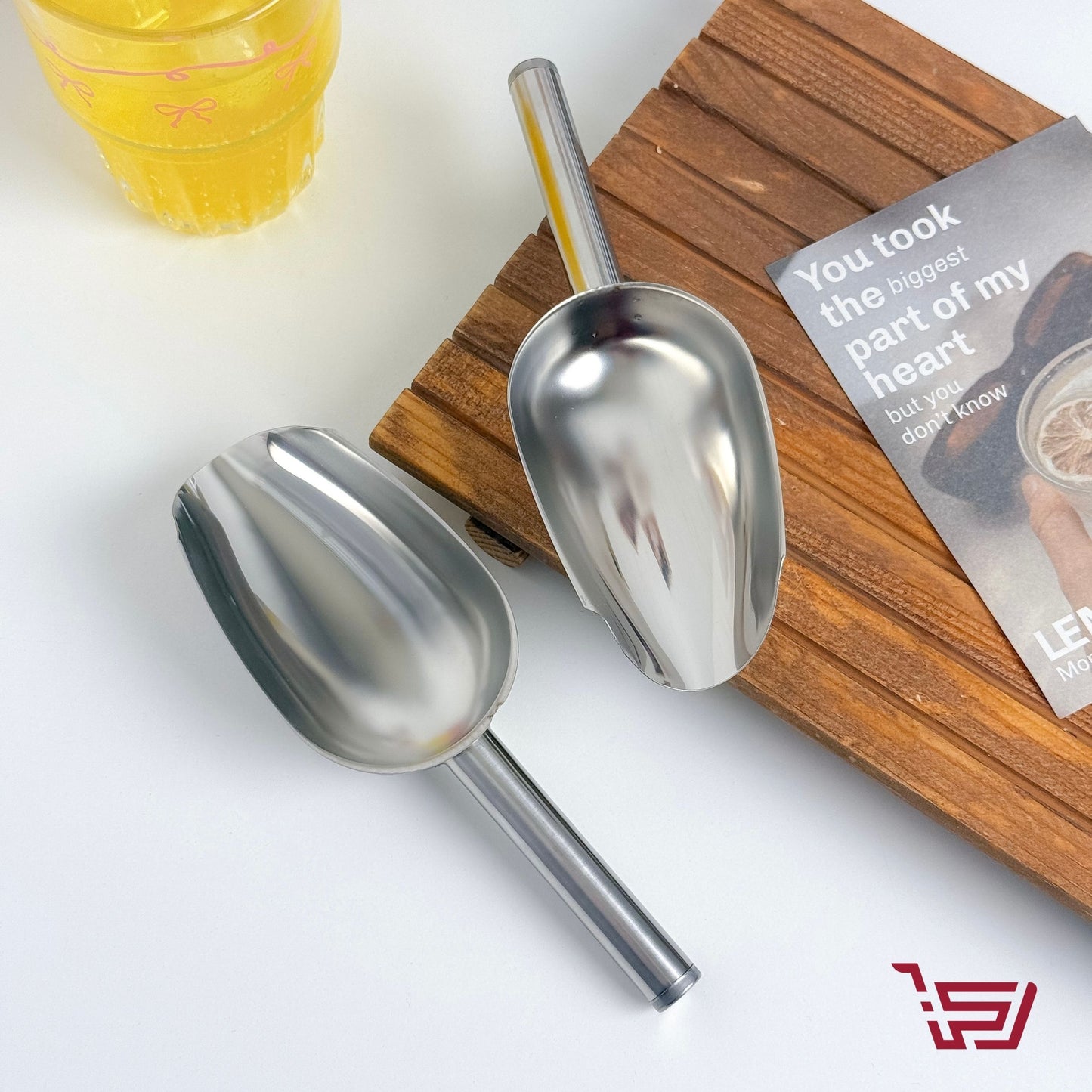 مغرفة ثلج معدينة