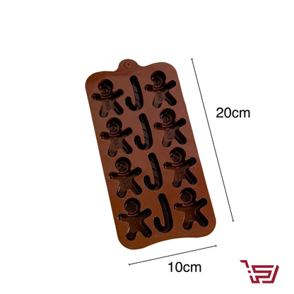 قالب سيليكون شوكولا الكريسماس