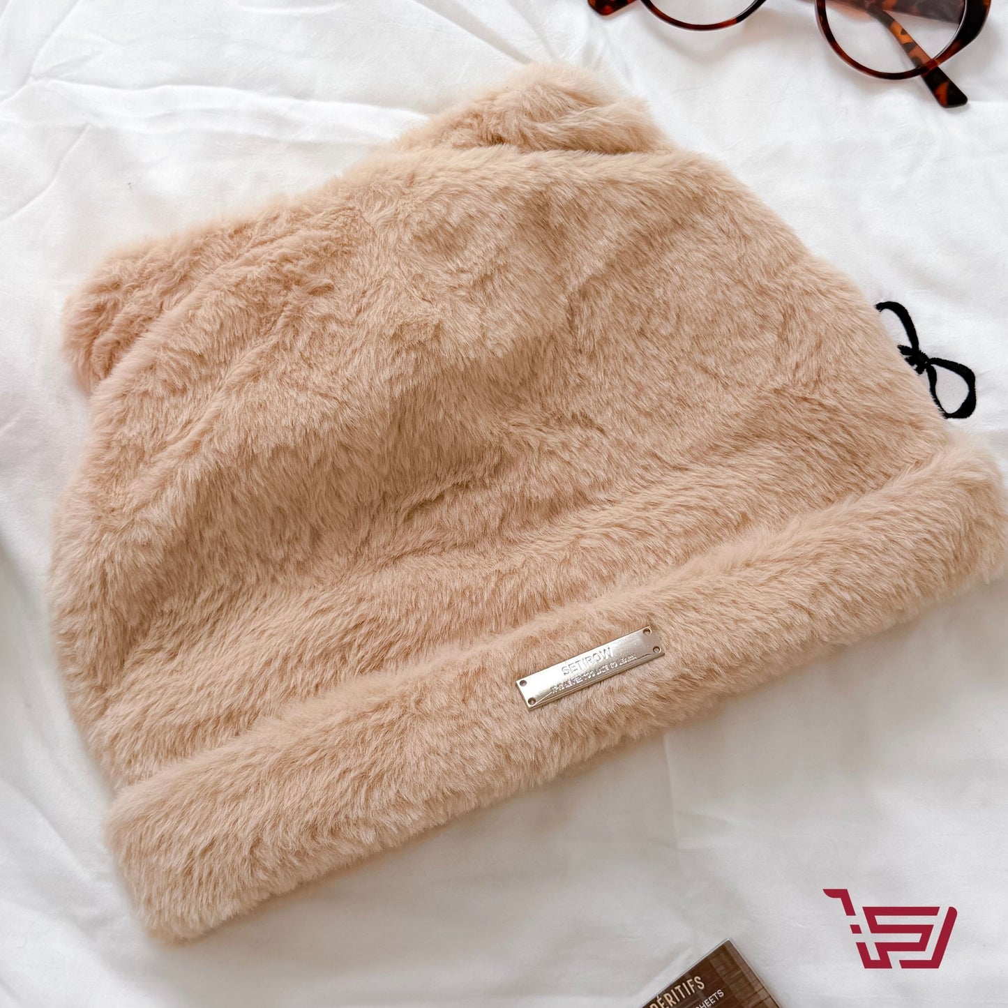 قبعة فرو قطة