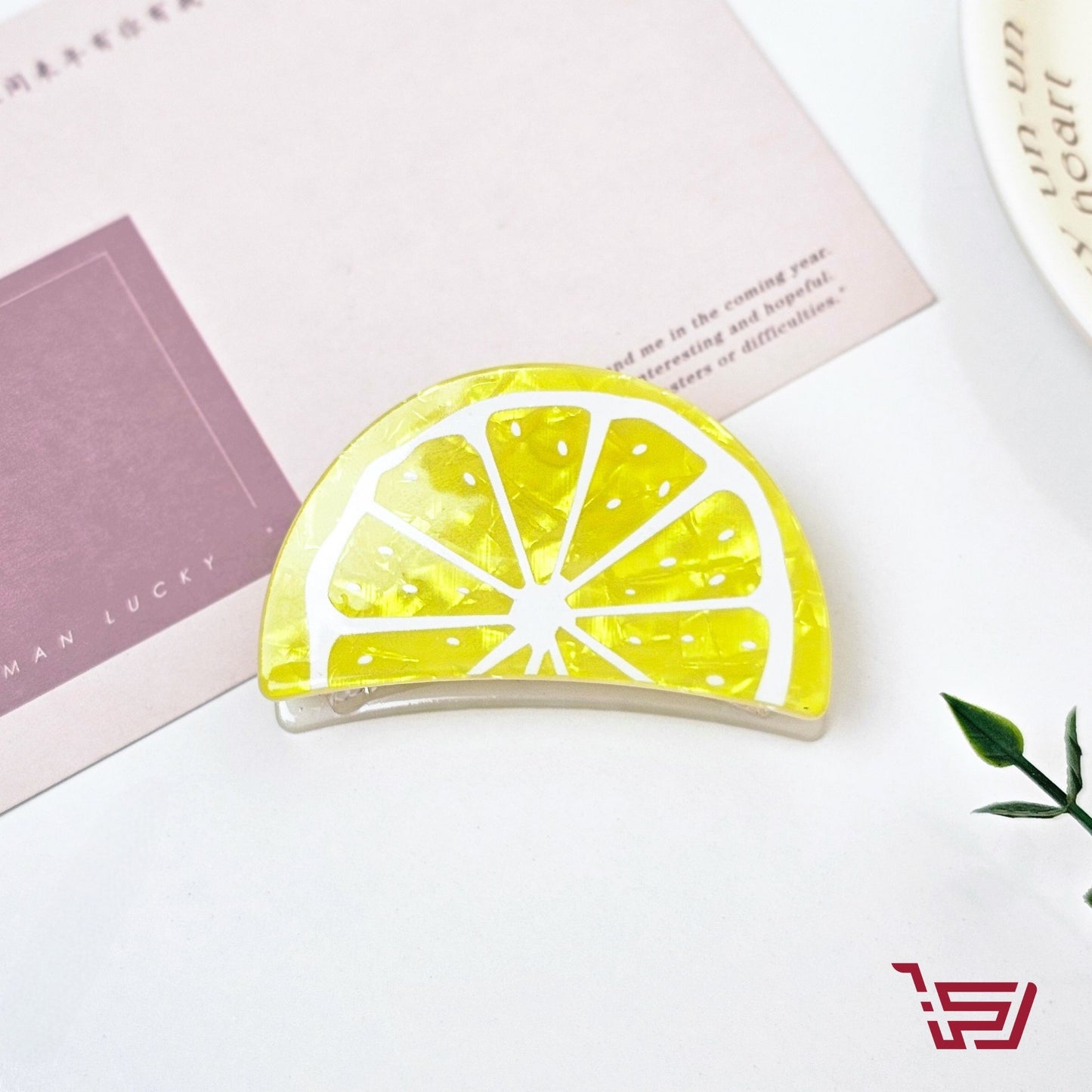 قراصات شعر بأشكال الفاكهة المختلفة