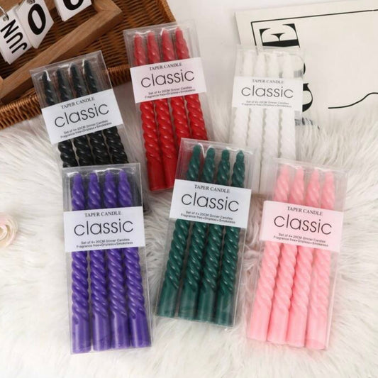 سيت شموع اربع قطع