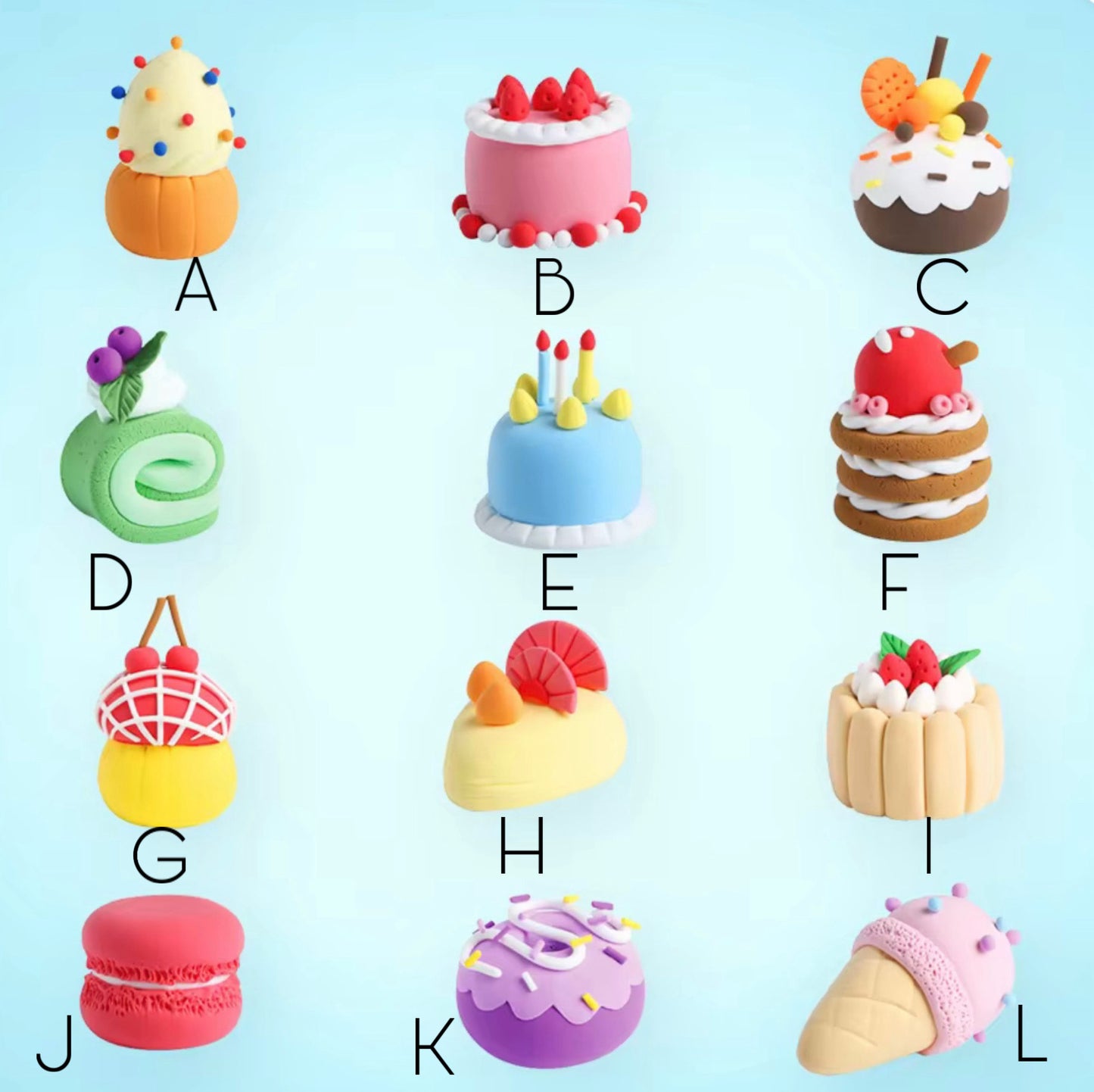 طين اصطناعي لصناعة الحلويات Clay Molds