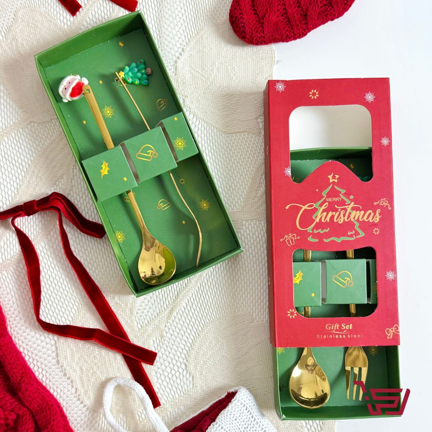 سيت ادوات طعام الكريسمس