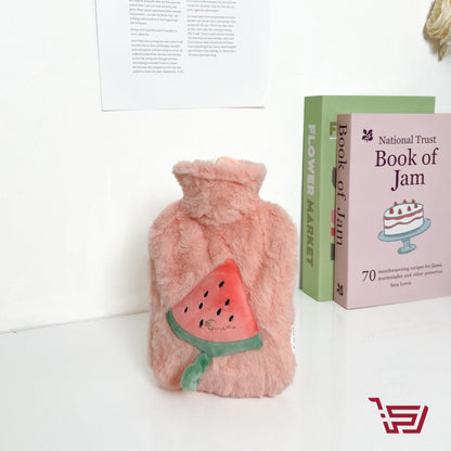 كيس ماء ساخن محشو بأشكال الفاكهة