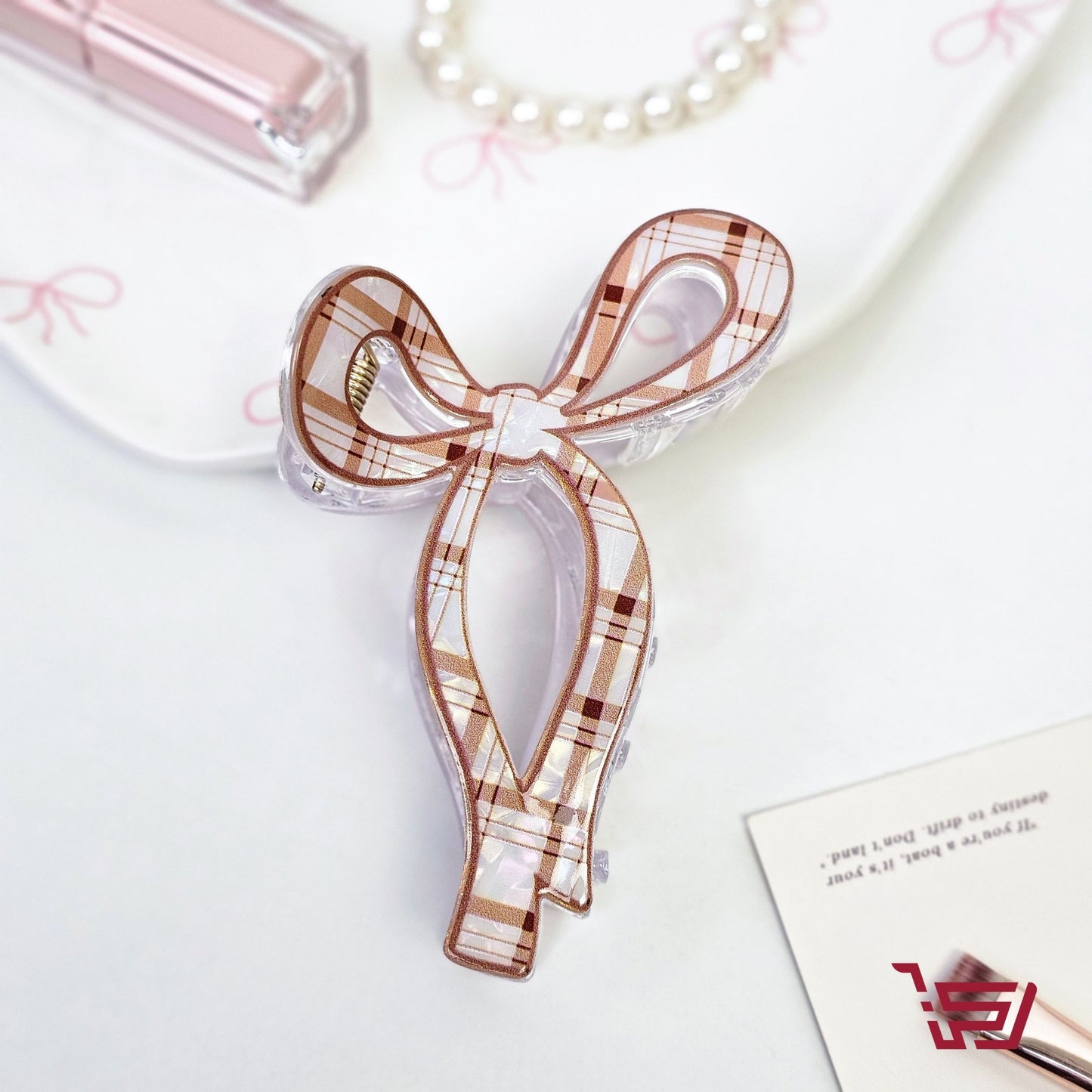 مشبك شعر الفيونكة كبير