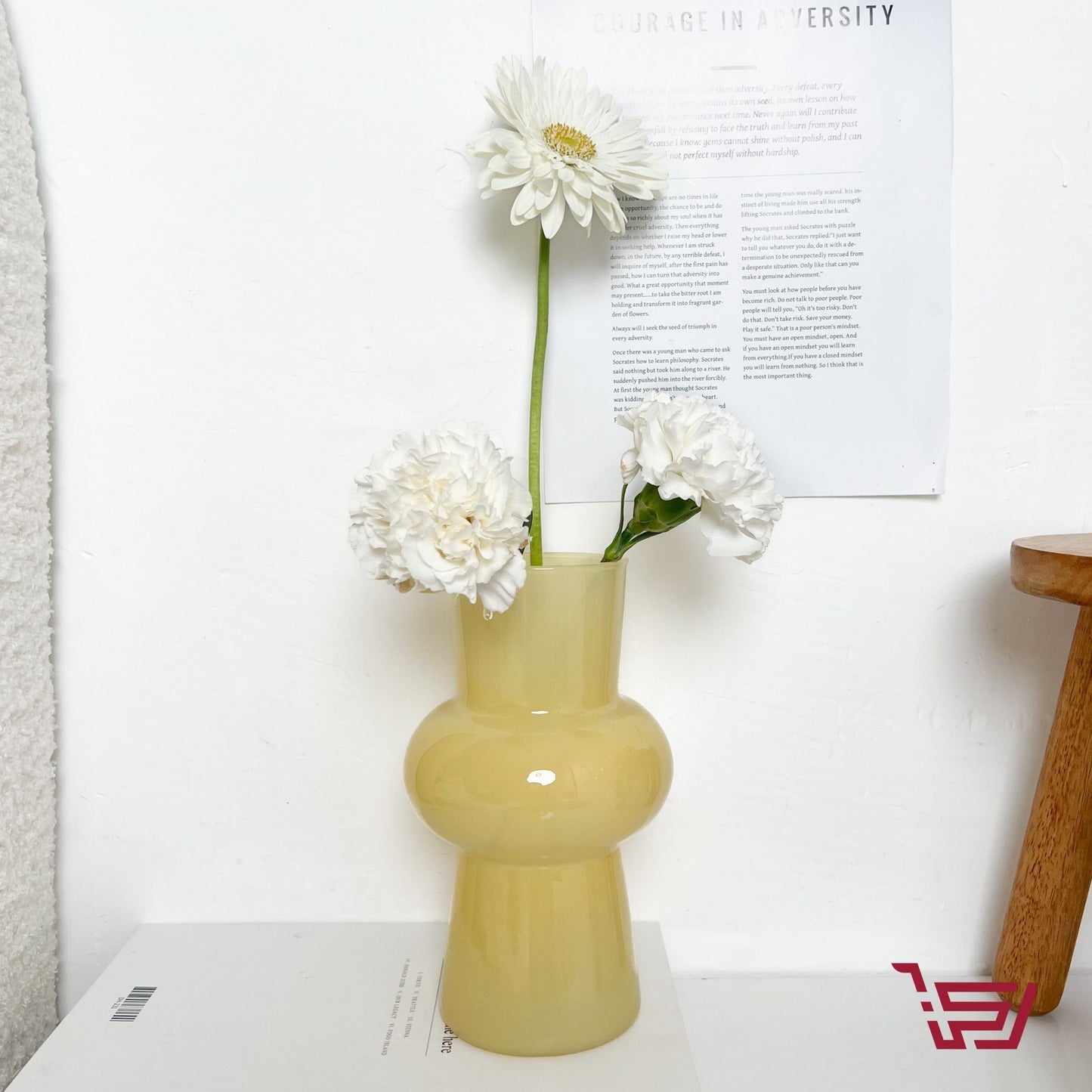 مزهرية زجاجية