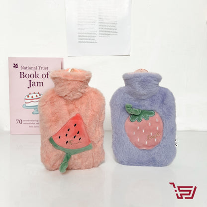 كيس ماء ساخن محشو بأشكال الفاكهة