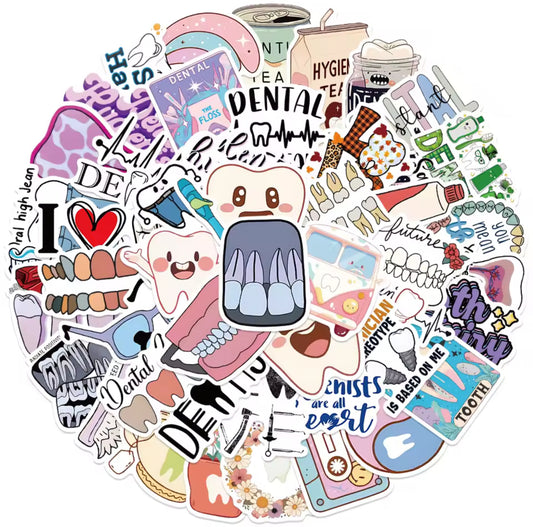 ستيكرات اسنان منوعة