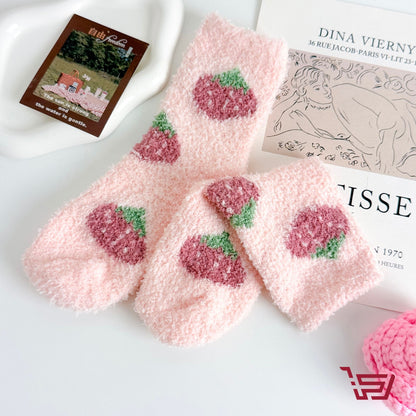 جواريب بطبعات الفاكهة