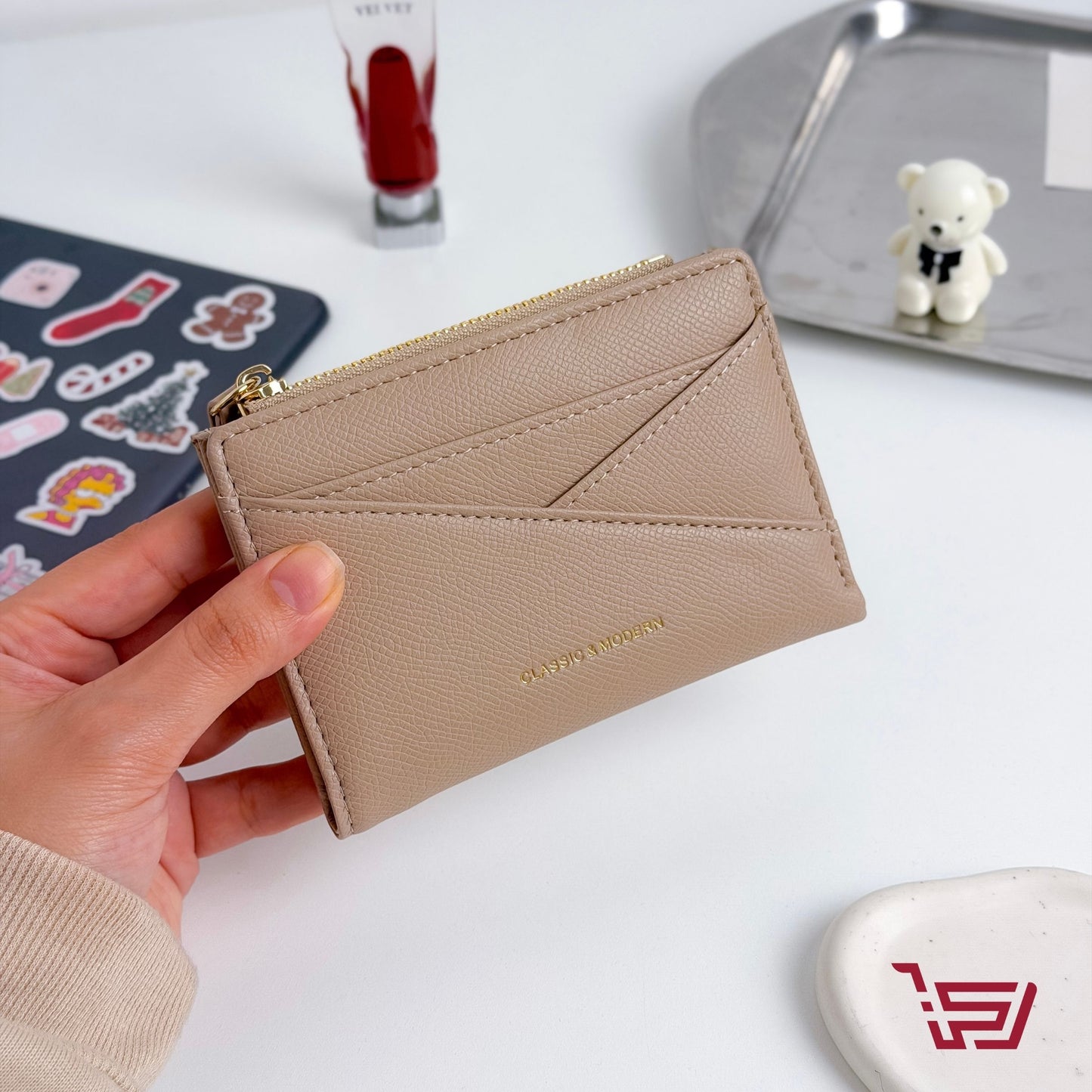 محفظة نقود نسائية جلد