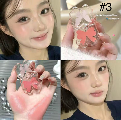 بلشر خدود بشكل مدالية فراشة