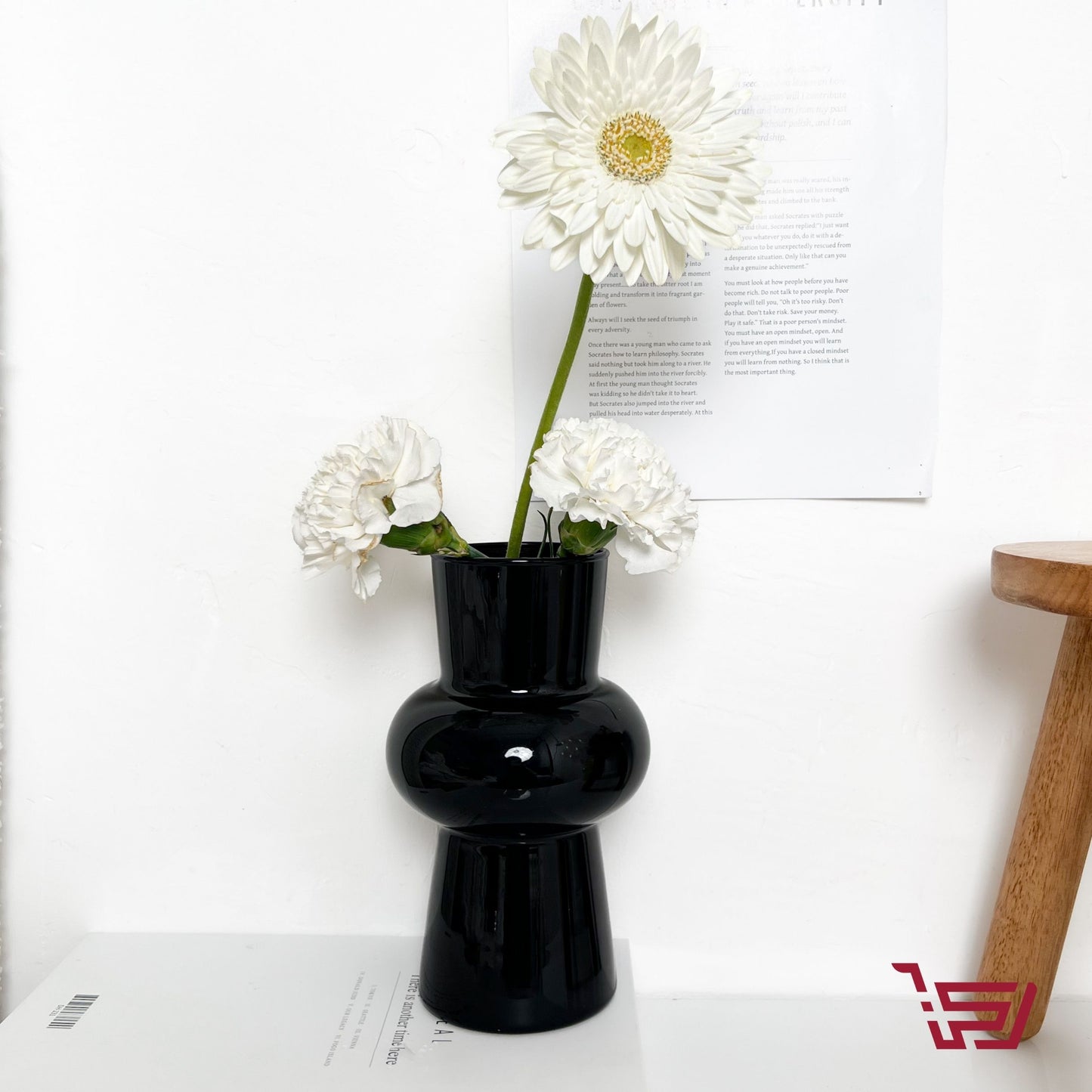 مزهرية زجاجية