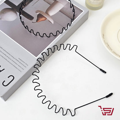 طوق شعر حديد مموج