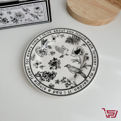 كوب سيراميك مع صحن