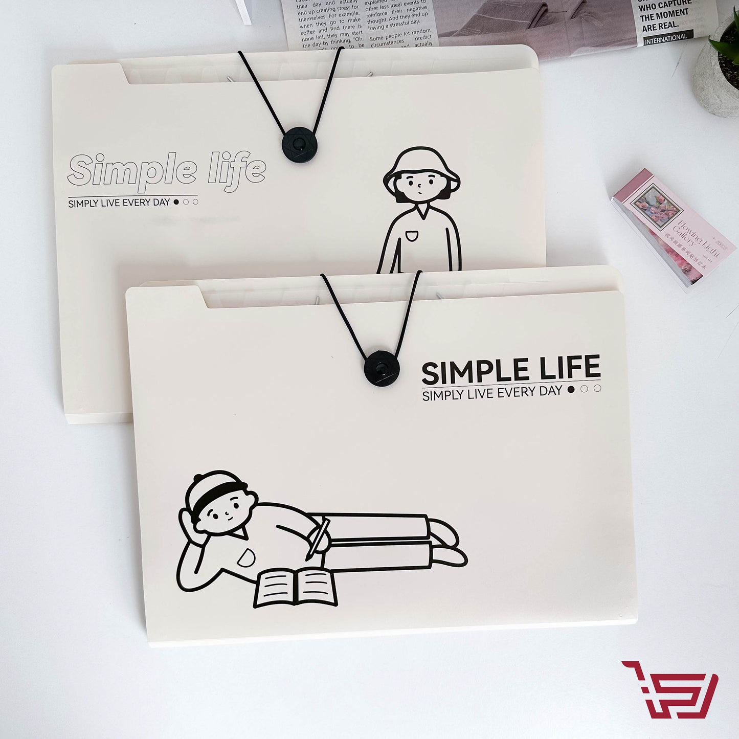 حافظة ملازم و اوراق simple life