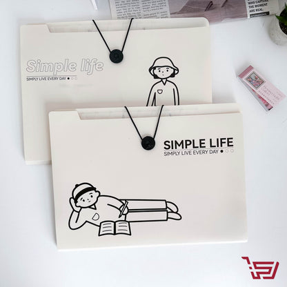 حافظة ملازم و اوراق simple life