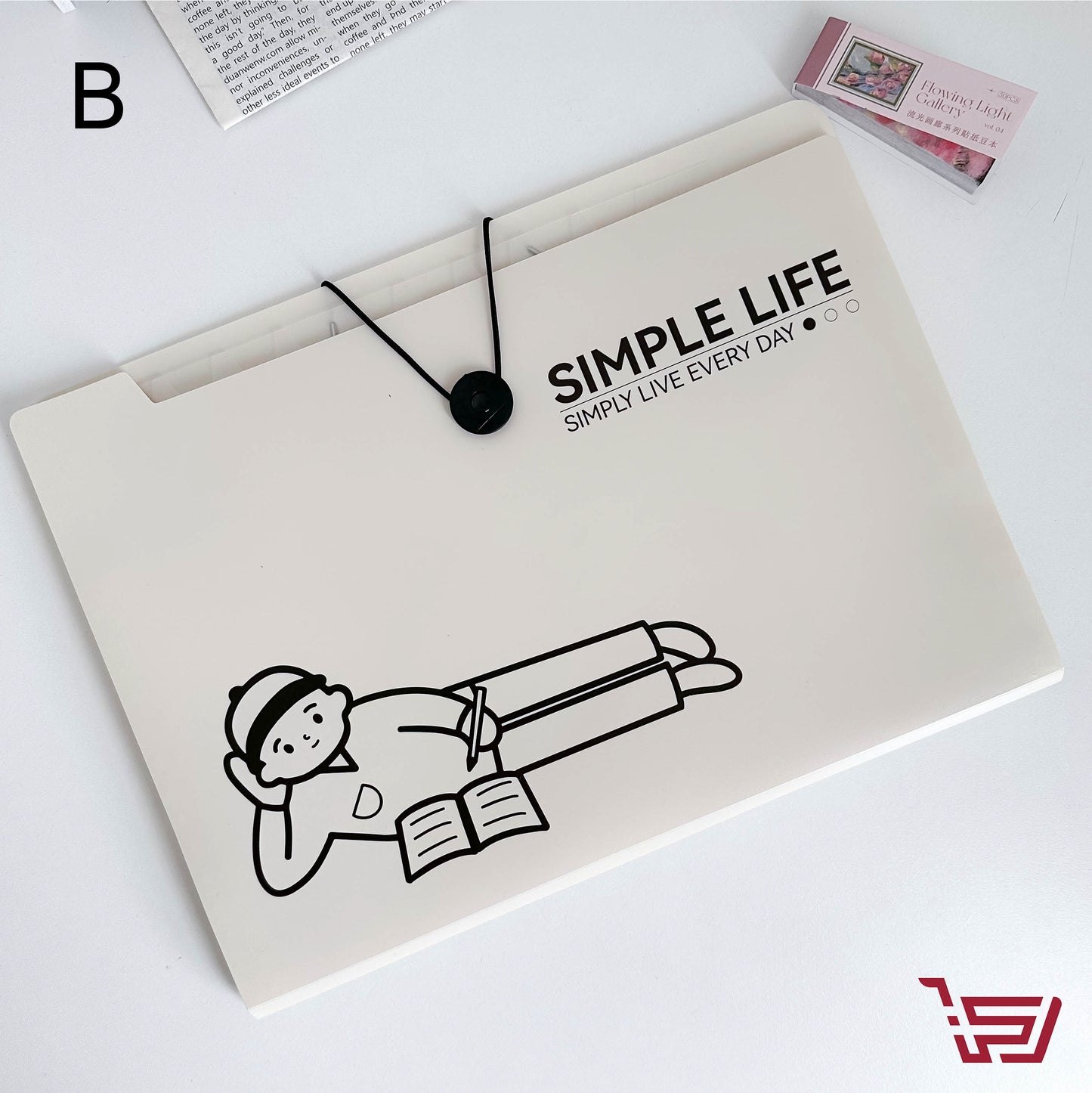 حافظة ملازم و اوراق simple life