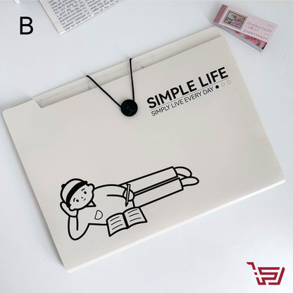 حافظة ملازم و اوراق simple life