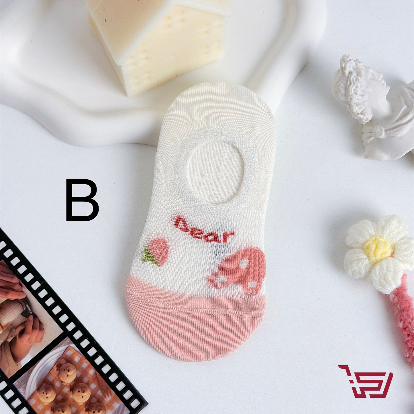 جواريب قطينة بطبعات متعددة