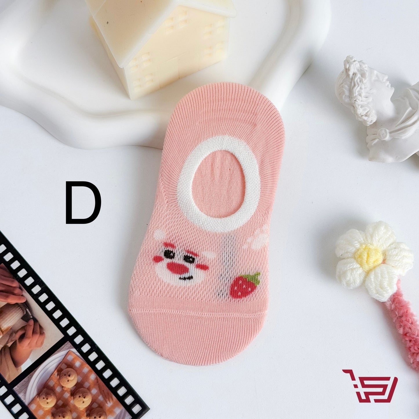 جواريب قطينة بطبعات متعددة