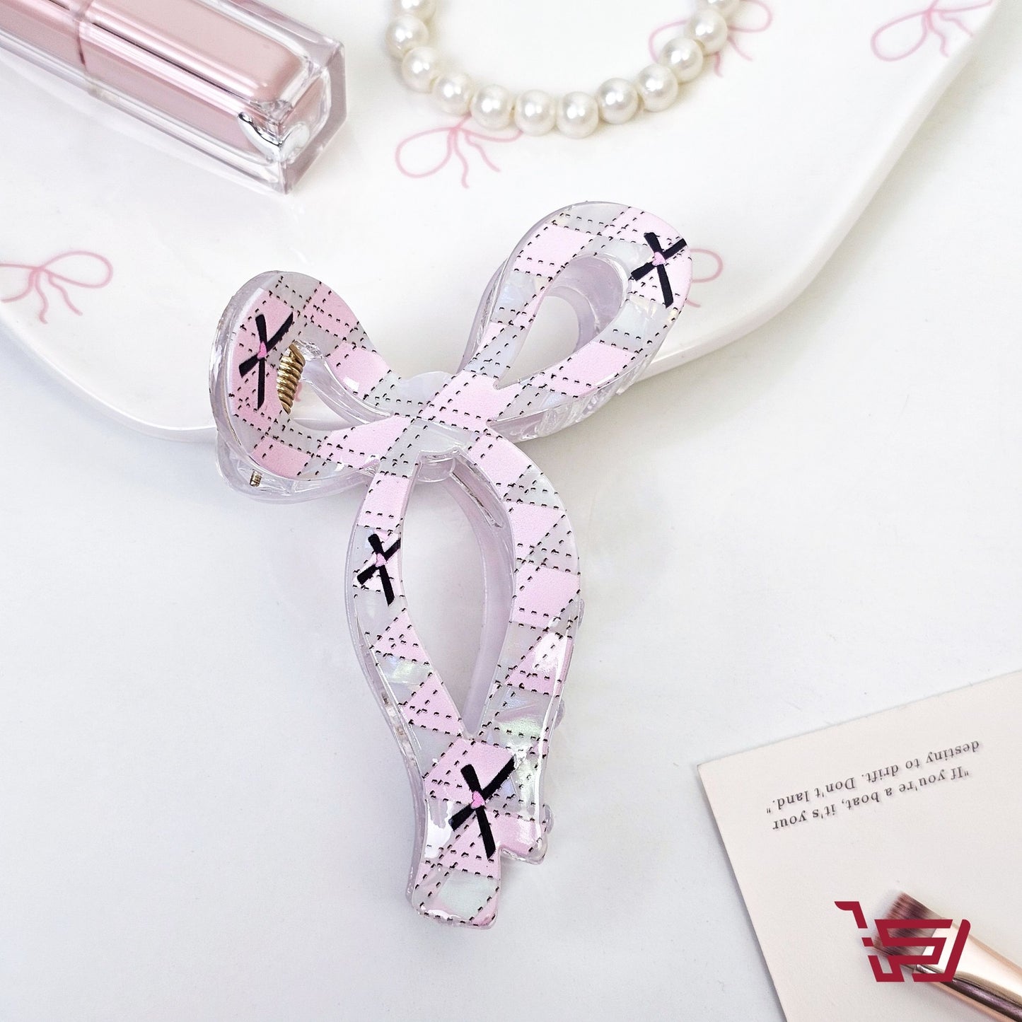 مشبك شعر الفيونكة كبير