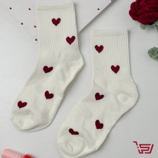 جواريب قطنية طبعات القلوب