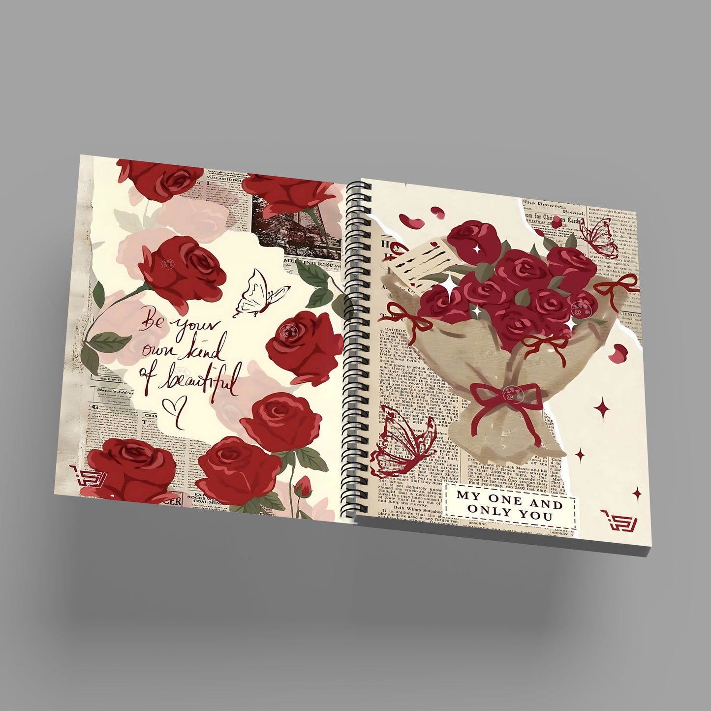 دفتر A5 وردة red roses