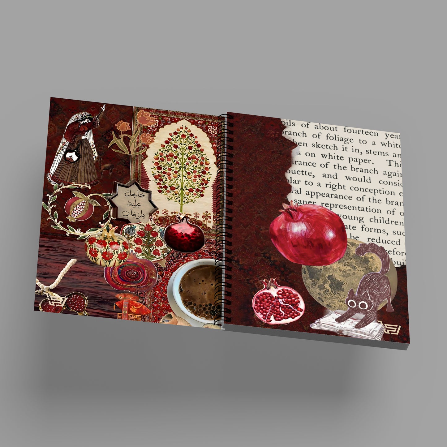 دفتر A5 شجرة الرمان