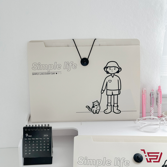 حافظة ملازم و اوراق simple life