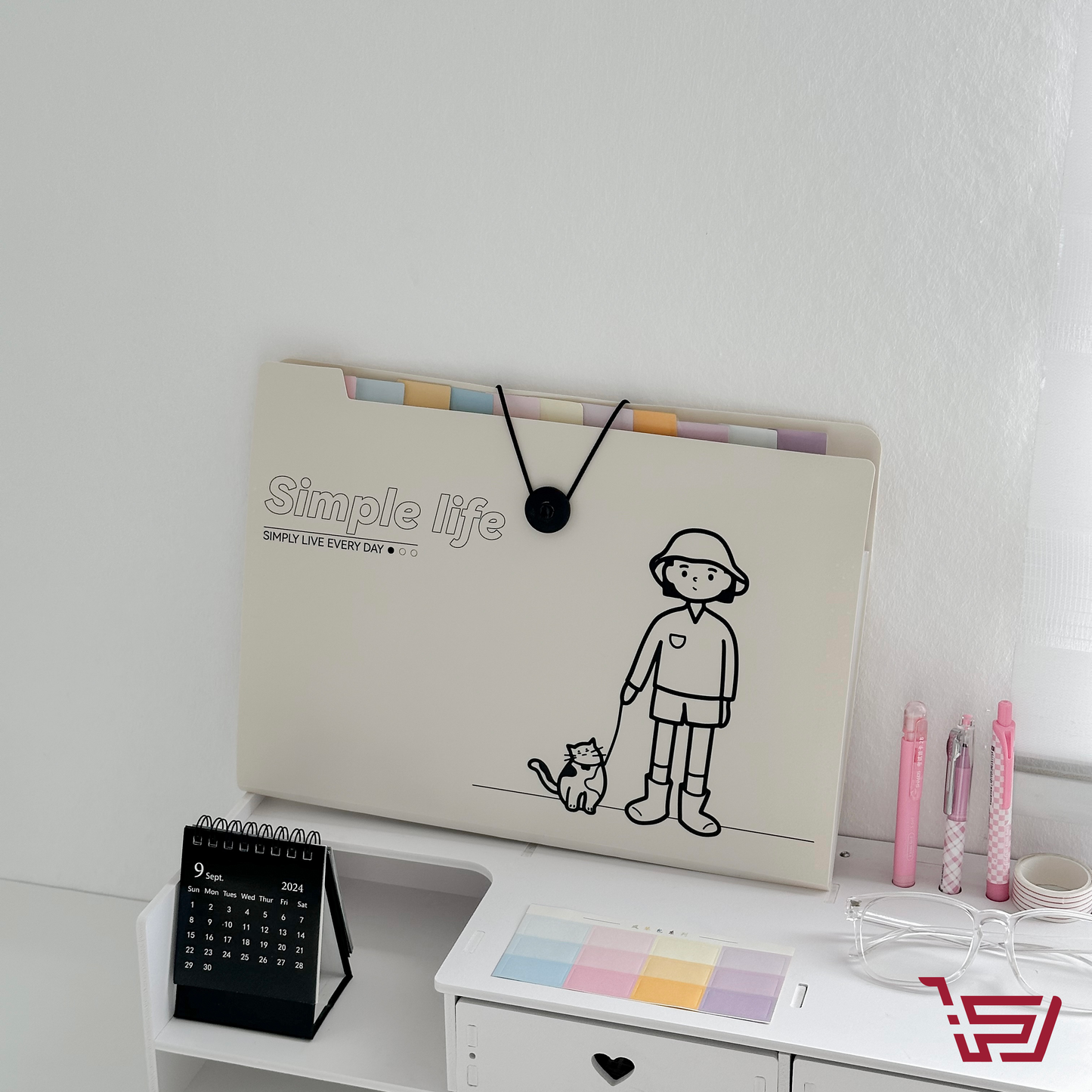 حافظة ملازم و اوراق simple life