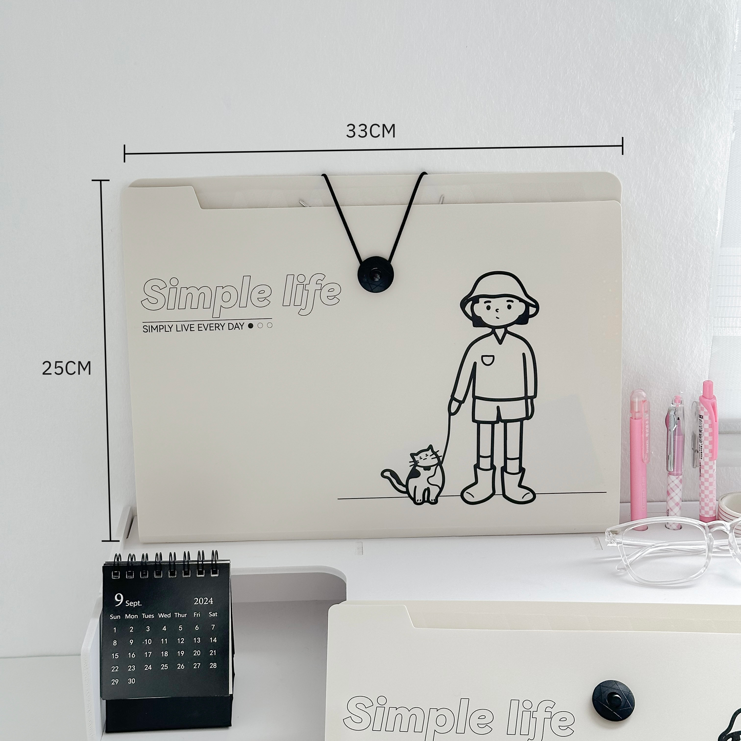 حافظة ملازم و اوراق simple life