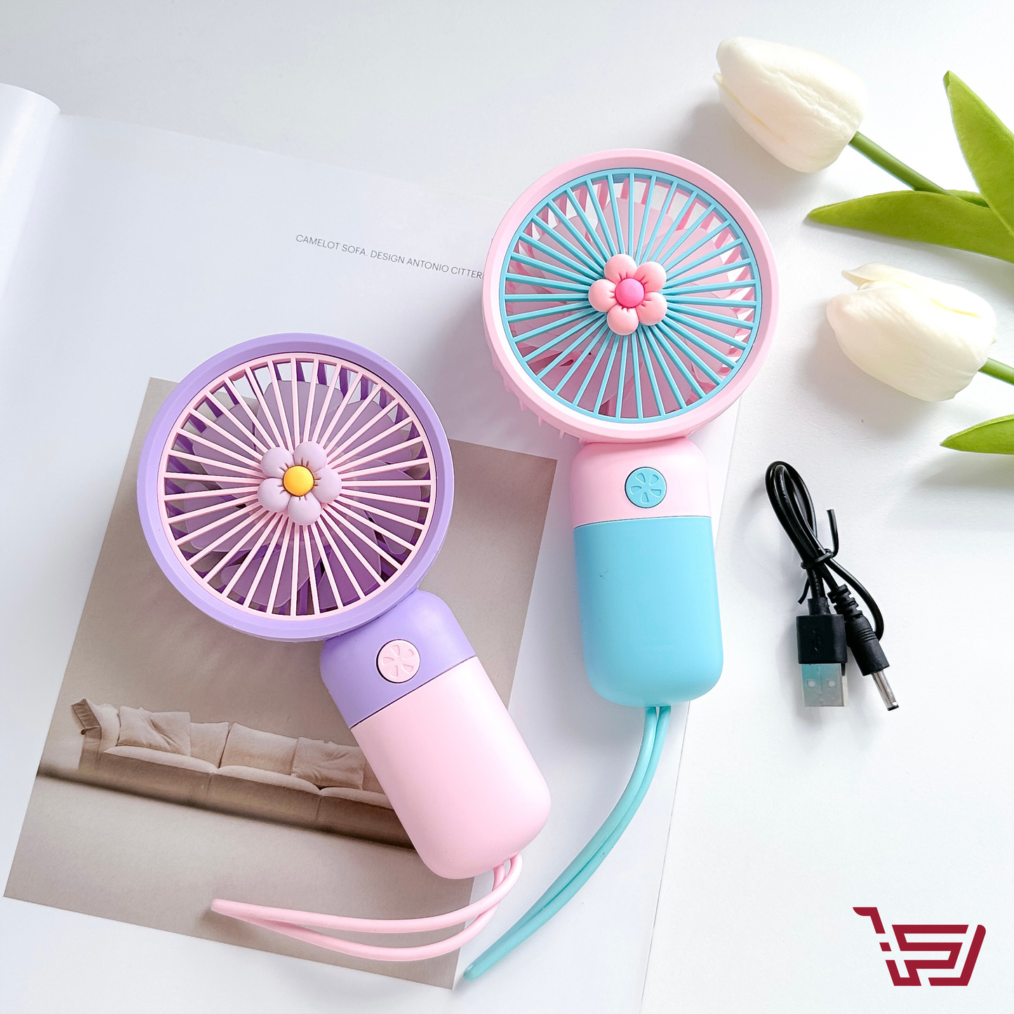 مروحة شحن صغيرة