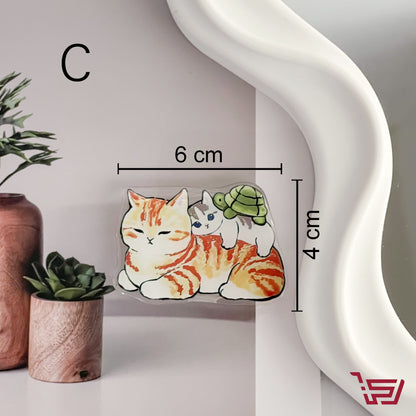 مسكة موبايل القطط