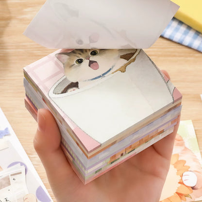 اوراق ملاحظات بتصميم قطط