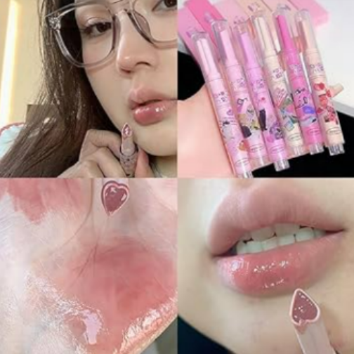 احمر شفاه لامع بشكل قلب lipgloss