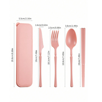 سيت ادوات طعام بلاستك