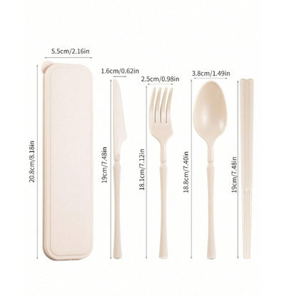 سيت ادوات طعام بلاستك