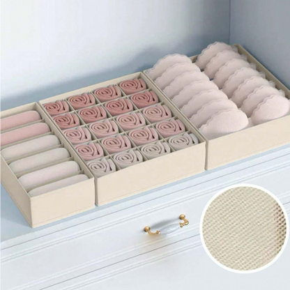 سلة تنظيم الملابس قماش