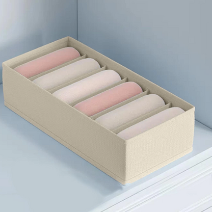 سلة تنظيم الملابس قماش