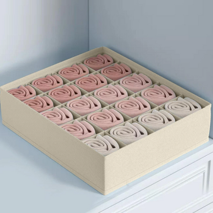 سلة تنظيم الملابس قماش