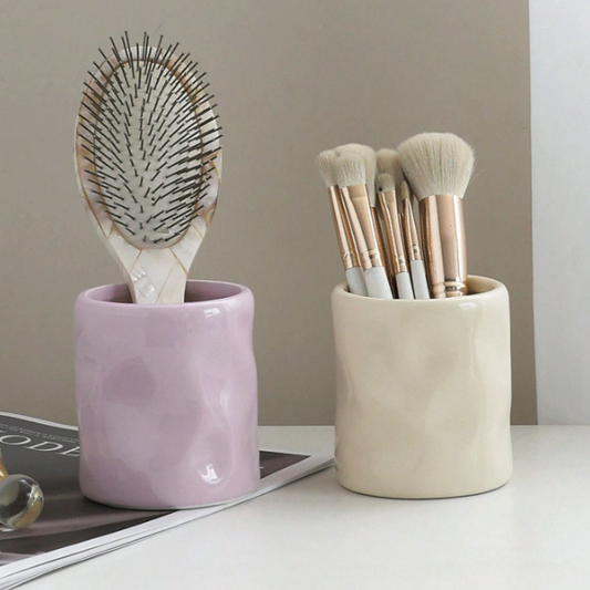 حامل فرش مكياج سيراميك